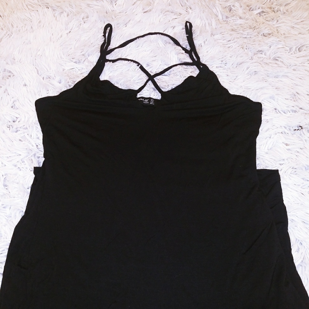 Black bodycon dress